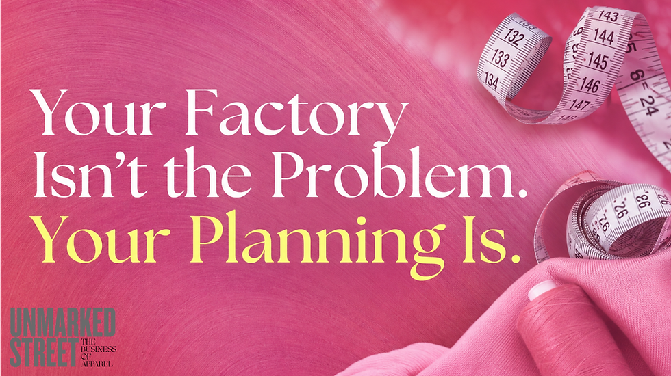 Your Factory Isn't the Problem. Your Planning Is.