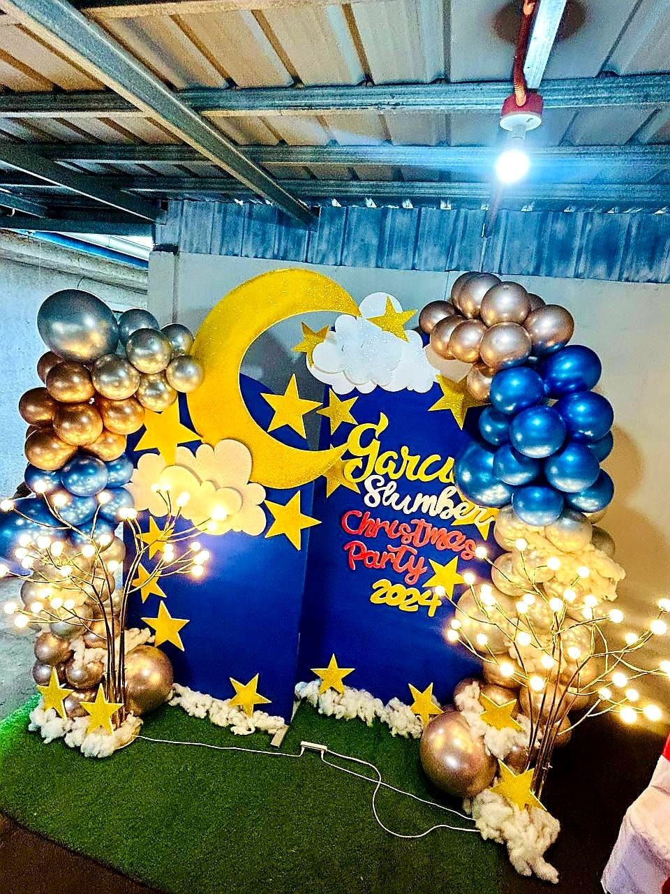 Garcia Slumber Christmas Party 2023 backdrop