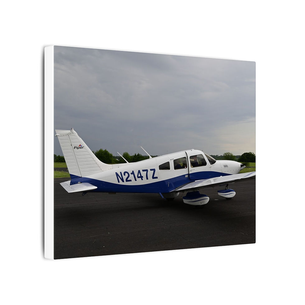 Thumbnail: Aviation Wall Art Canvas - Stretched Airplane Decor