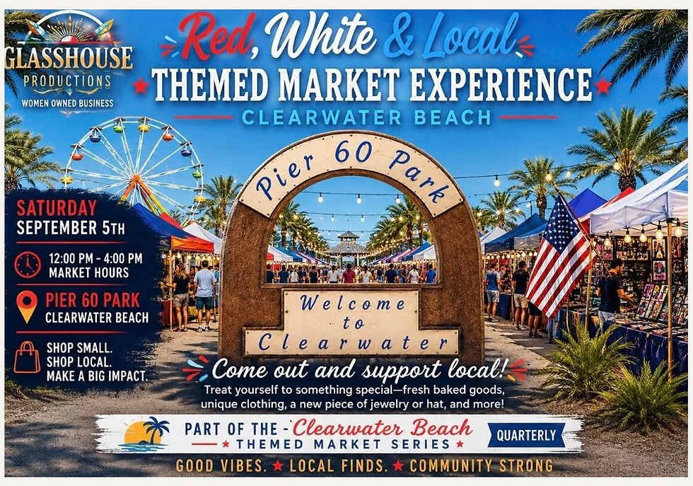 Red, White, and Local Market, Pier 60, Clearwater