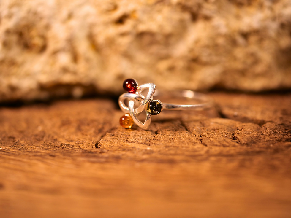 baltic amber ring, natural amber jewelry, amber gemstone red green yellow, amber resin fossil ring, amber gemstone color mean