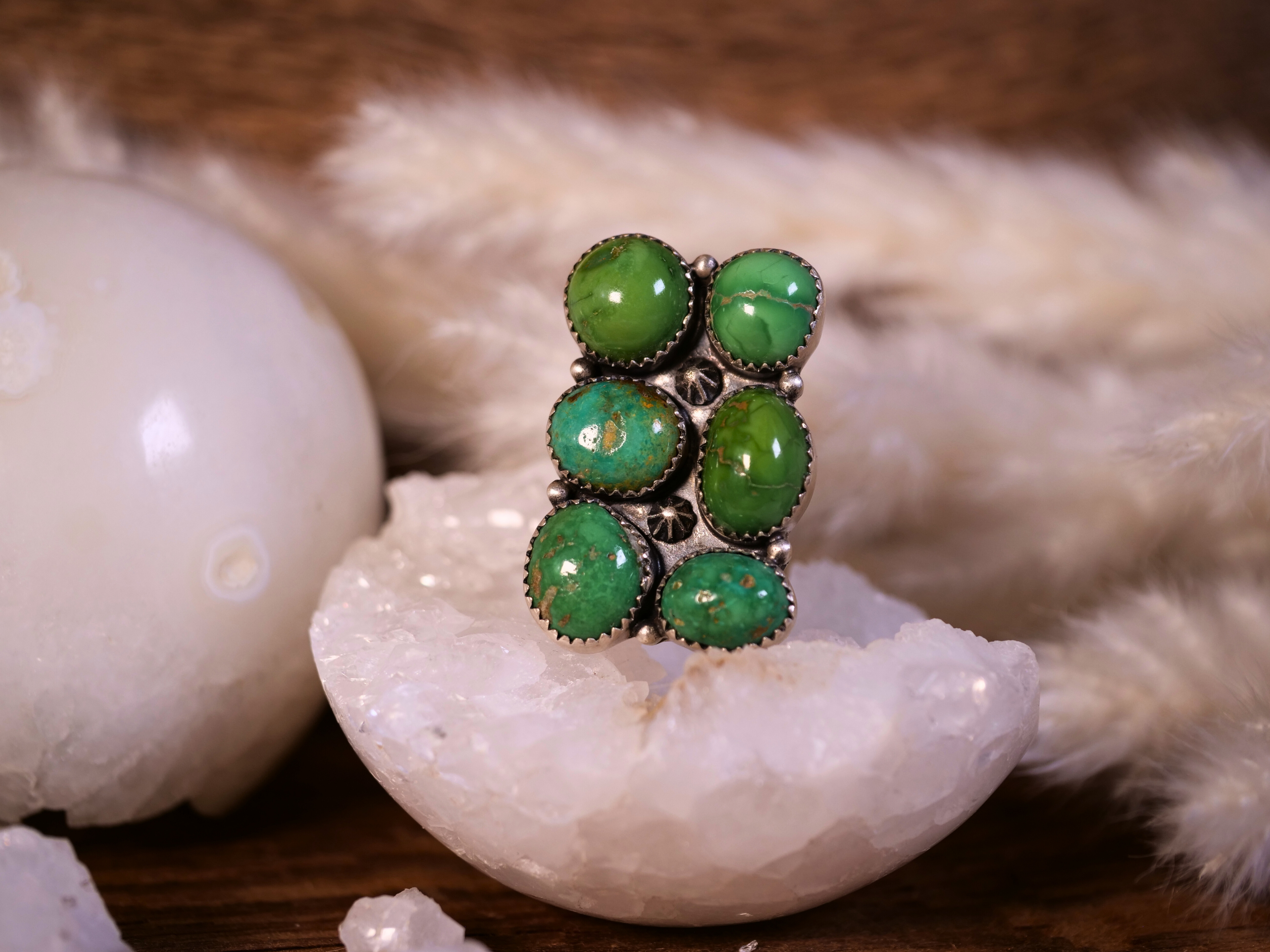 green turquoise ring adjustable turquoise ring sterling silver green ring rustic turquoise natural turquoise