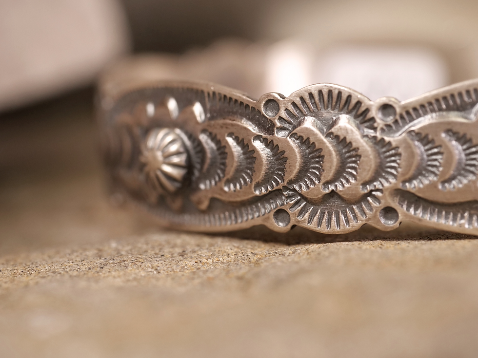 Thumbnail: sterling silver bracelet, vintage silver jewelry, engraved silver bracelet, artisan silver bracelet, classic silver cuff, han