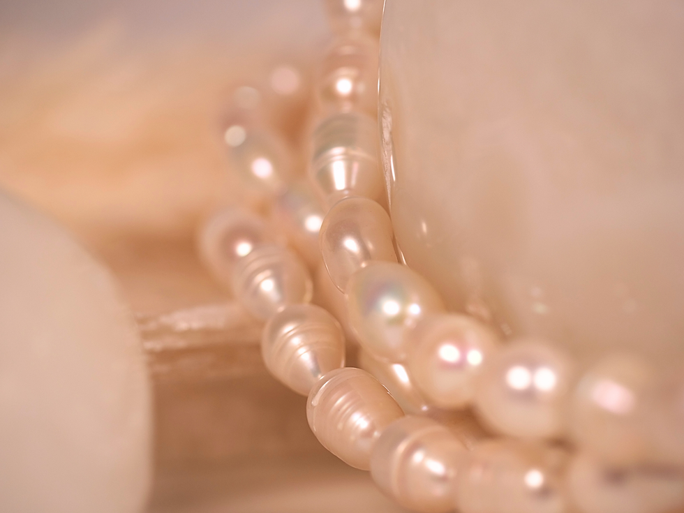 Thumbnail: pearl layers boho chic necklace bridal accessories timeless jewelry unique pearl gift layering necklace pearls