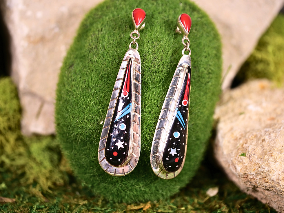 Thumbnail: Zuni Cosmic Earrings