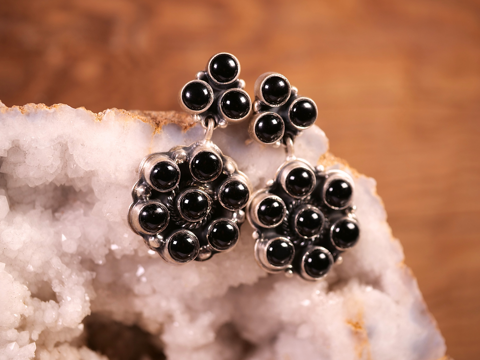 these earrings capture the essence of vintage-inspired Southwestern and bohemian jewelry.