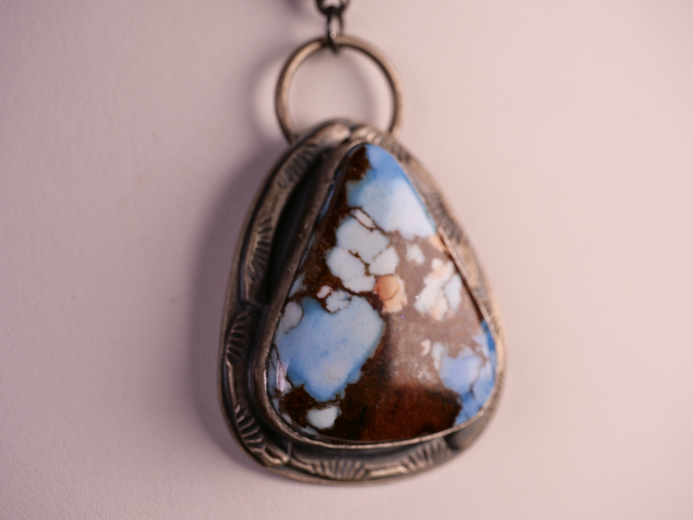 oxidized silver chain, elongated link chain, bezel set turquoise, polished turquoise cabochon, kazakhstan turquoise, altyn ty