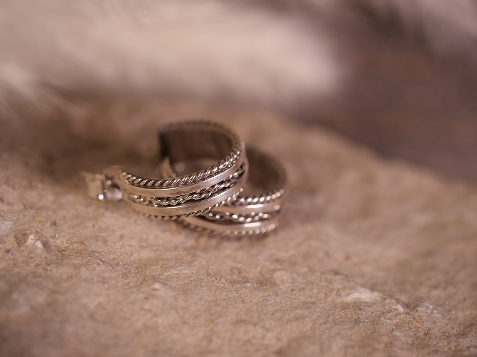 Thumbnail: lightweight silver hoops, bold jewelry, artisan-crafted earrings, small silver hoops, timeless silver