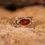 Thumbnail: oval amber ring, amber split band ring, amber silver oval ring, amber gemstone oval cabochon, amber gemstone sleek design, am