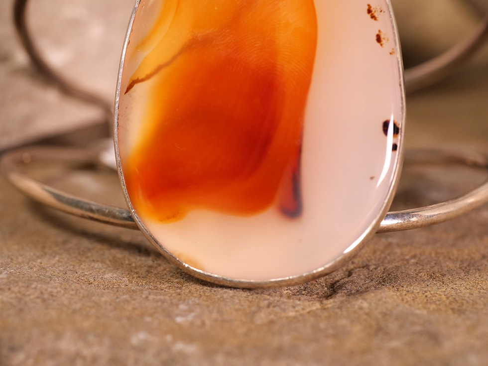Thumbnail: agate treasures, rock shop jewelry, elegant gemstone bracelet, agate fashion, agate gifts, montana style jewelry.