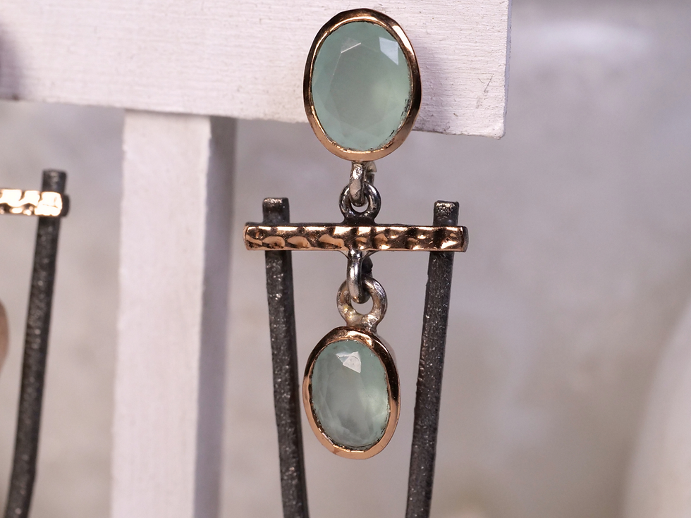 Thumbnail: long dangle earrings, statement drop earrings, everyday statement earrings, lightweight long earrings, open frame earrings, o