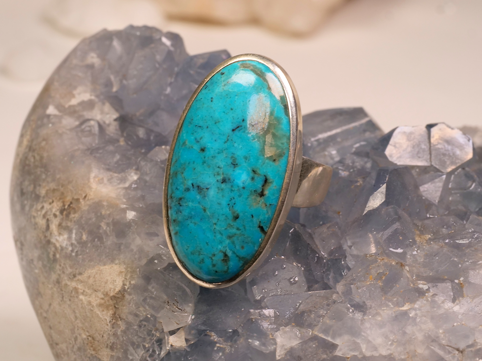 turquoise, men, ring, silver, oval, elongated, blue, brown, natural, matrix, earthy, rugged, stylish, bold, protection, stren