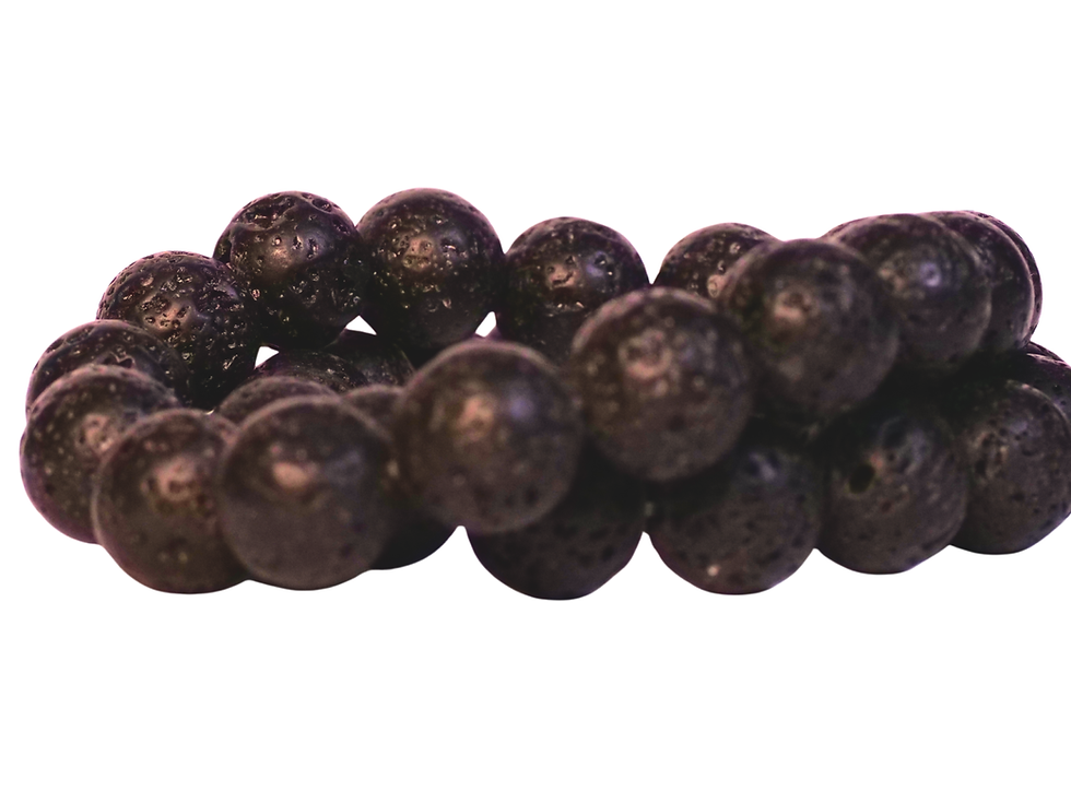 Thumbnail: ens jewelry, womens jewelry, lava rock bracelet, black stone bracelet, natural texture beads, handmade style bracelet,