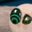 Thumbnail: malachite, ring, polished, raw, gemstone, green, swirls, natural, contrast, sterling-silver, adjustable, band, statement