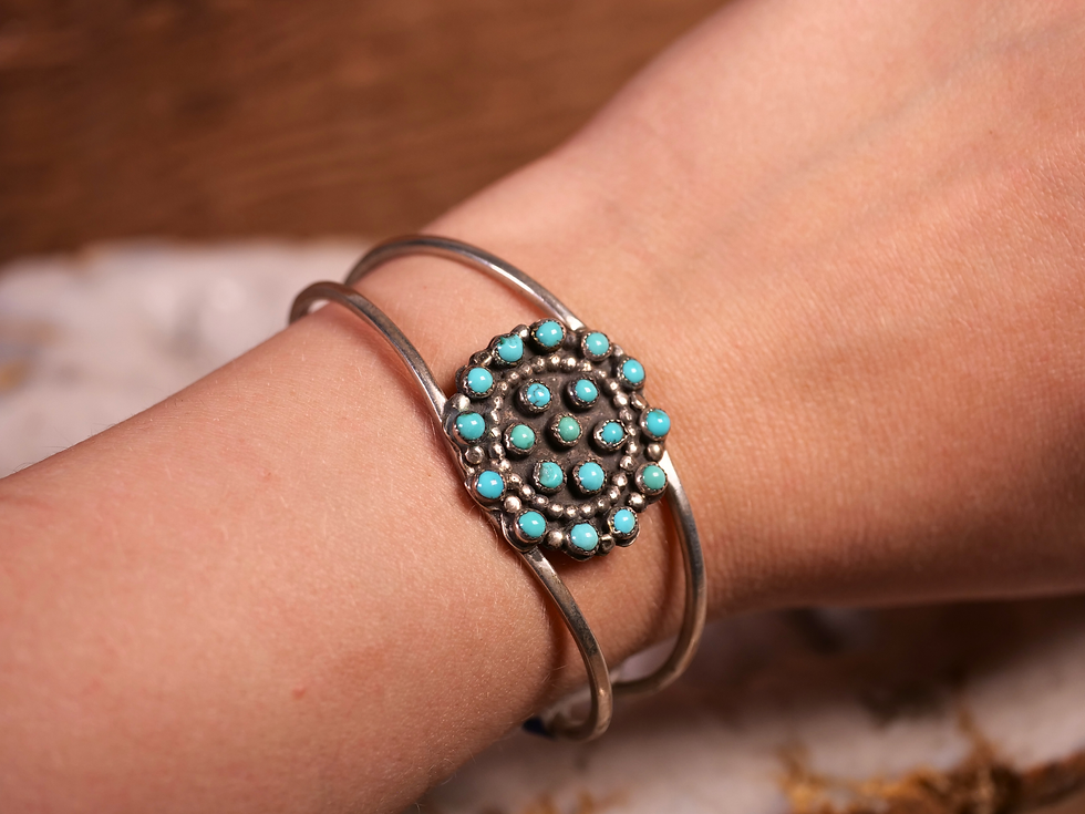 Thumbnail: fashion jewelry turquoise rustic western bracelet turquoise cowboy cowgirl gift turquoise montana jewelry turquoise western w