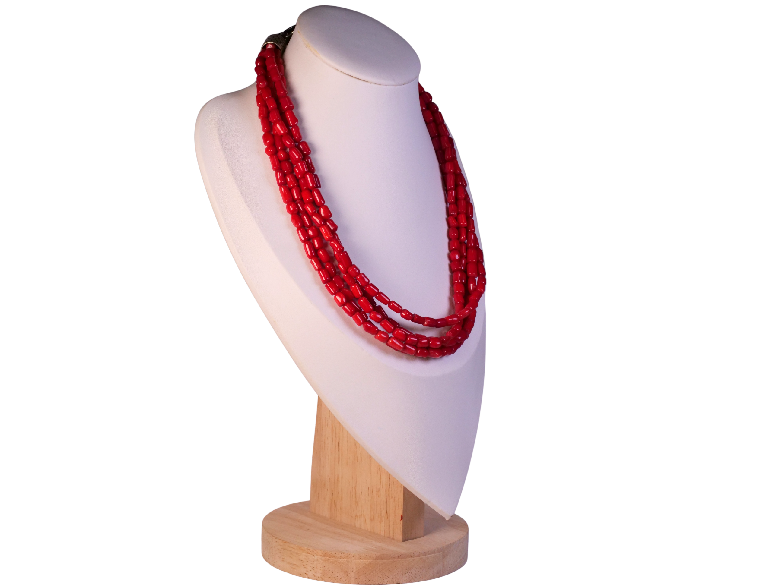 red coral necklace, coral bead necklace, coral chip necklace, coral jewelry, red beaded necklace, southwestern