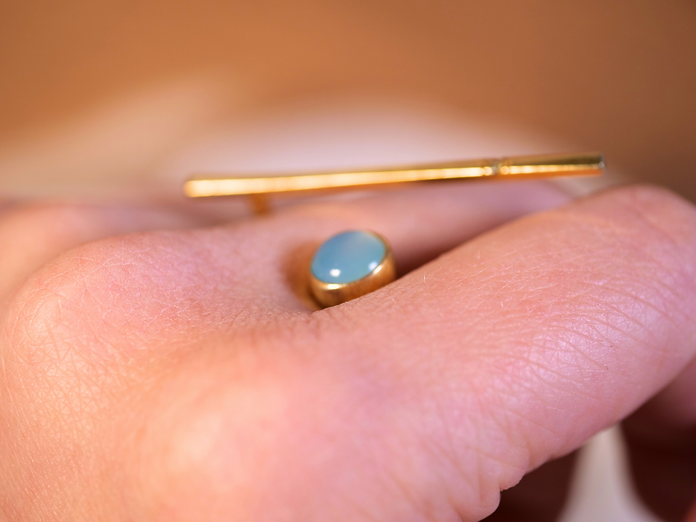 Thumbnail: Gold Moonstone Ring