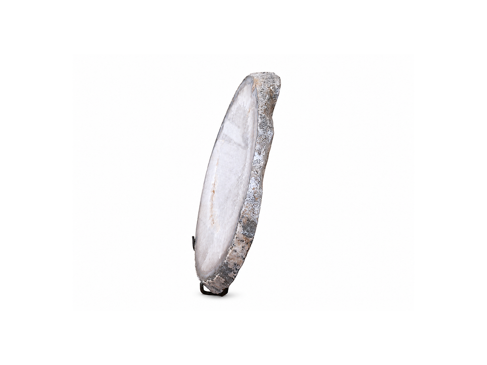 , natural crystal slice, gemstone decor piece, agate collector stone, geode collector piece, mineral collector decor,