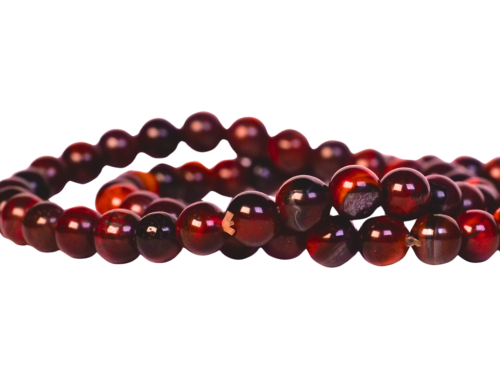 Thumbnail: Magic. Red tiger eye stretch bracelet. Courage Focus Protection. #crystal #crystals #crystalhealing #crystalshop