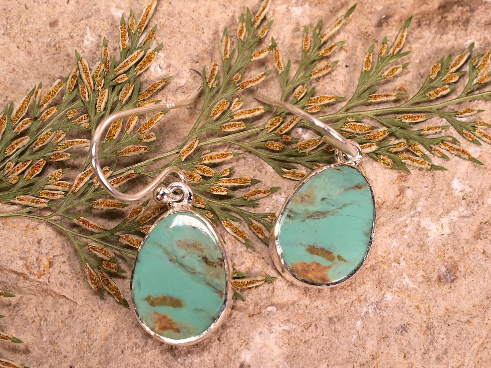 Thumbnail: turquoise crystal, spiritual meaning, handcrafted jewelry, nature jewelry, turquoise and silver, gift idea,