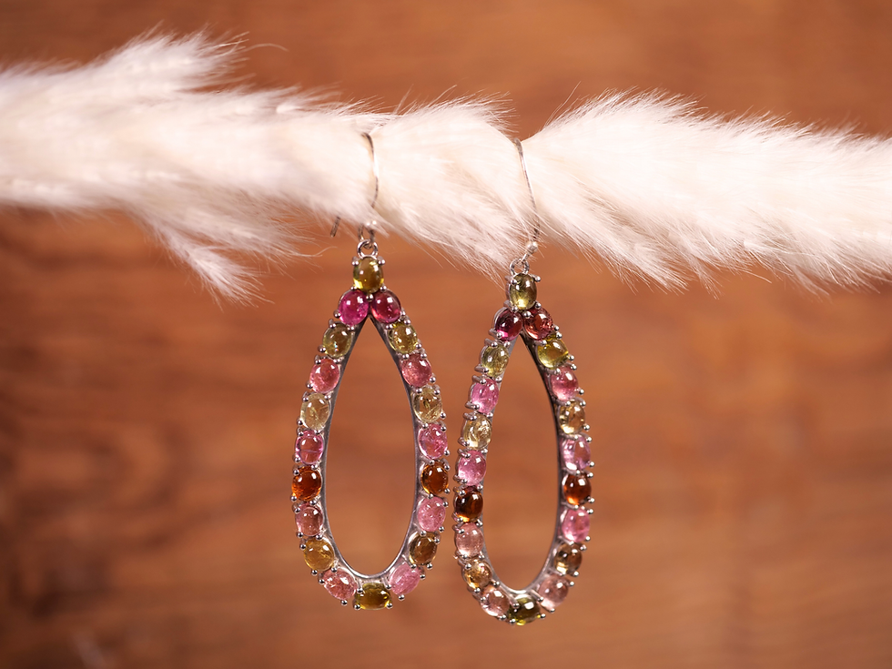 Thumbnail: silver earrings healing crystal jewelry raw stone inspired earrings metaphysical jewelry