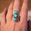 Thumbnail: vibe ring gift for her gemstone magic southwestern style gemstone jewelry healing power of turquoise calming