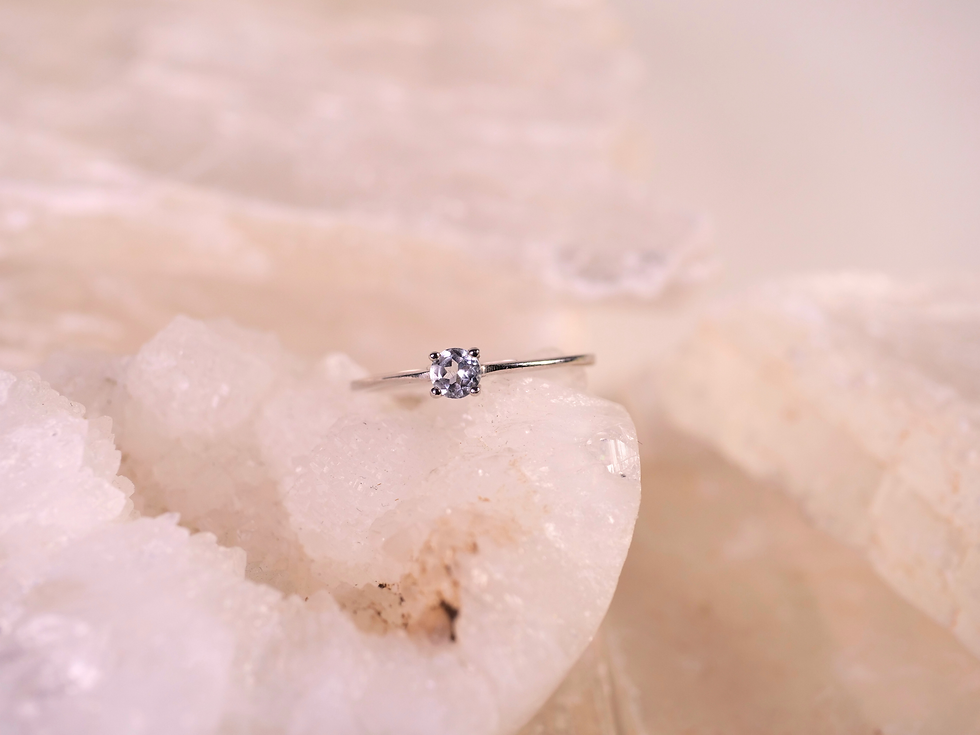 tiny blue topaz ring, dainty blue topaz ring, minimalist gemstone ring, small solitaire topaz,