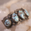 Thumbnail: bead silver, scalloped fan silver, sky blue turquoise, brown matrix turquoise, kazakhstan turquoise