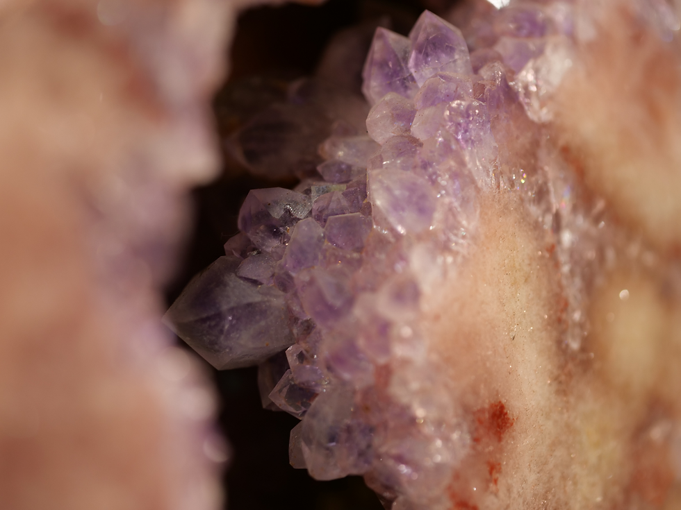 Thumbnail: pink amethyst for love, pink amethyst light energy, pink amethyst raw geode, pink amethyst polished heart, pink amethyst spir