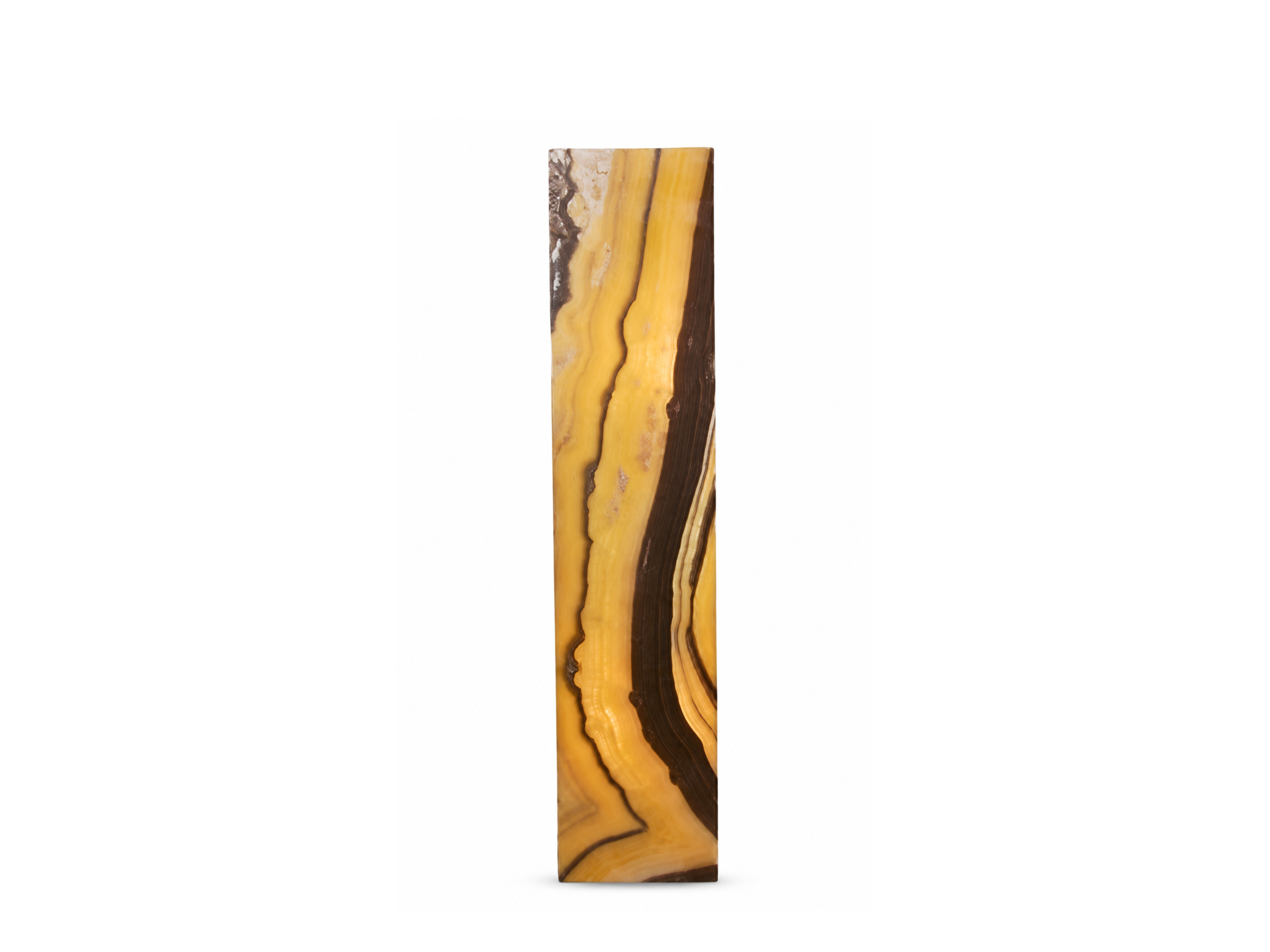 Zebra Onyx Floor Lamp