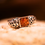 Thumbnail: band, artisan silver filigree amber ring, royal style amber silver ring, amber vintage inspired filigree band