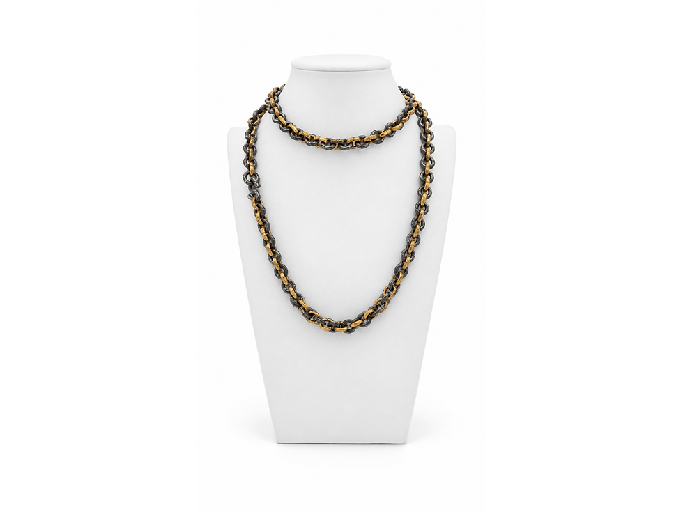 Thumbnail: BORA chain necklace, BORA long necklace, BORA jewelry, BORA jewellery, long chain necklace, chunky chain necklace, thick chai