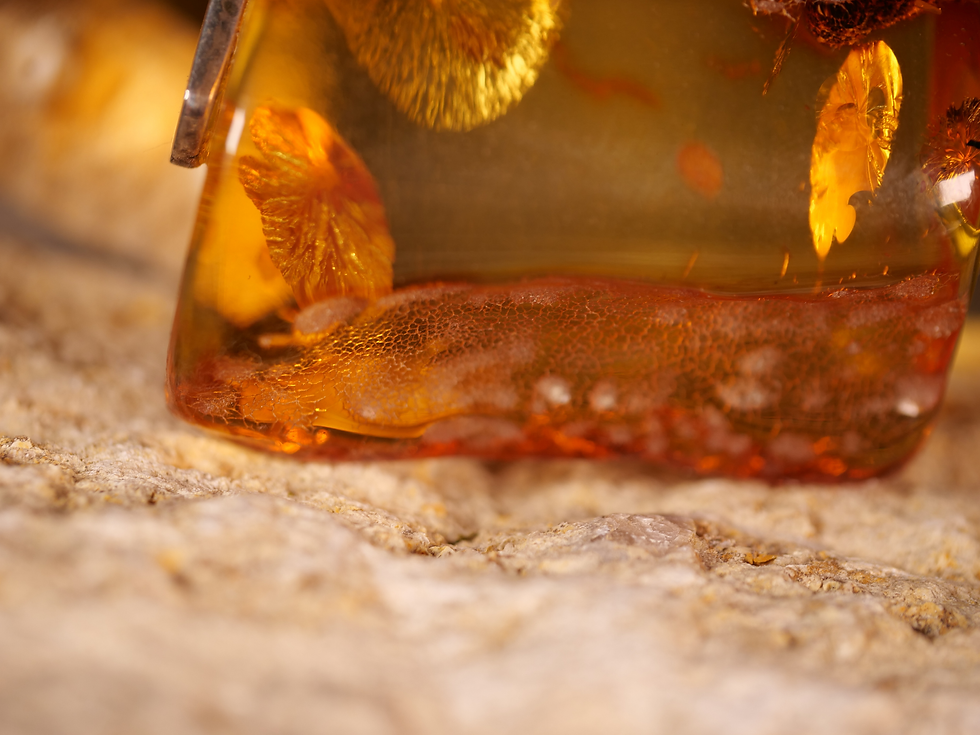 Thumbnail: pendant, amber artisan-crafted jewelry, amber earthy tones, amber glowing gemstone