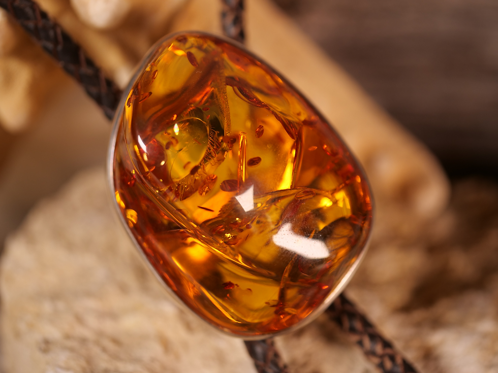 Thumbnail: for women, amber statement tie, amber elegant accessory, amber gemstone tie,