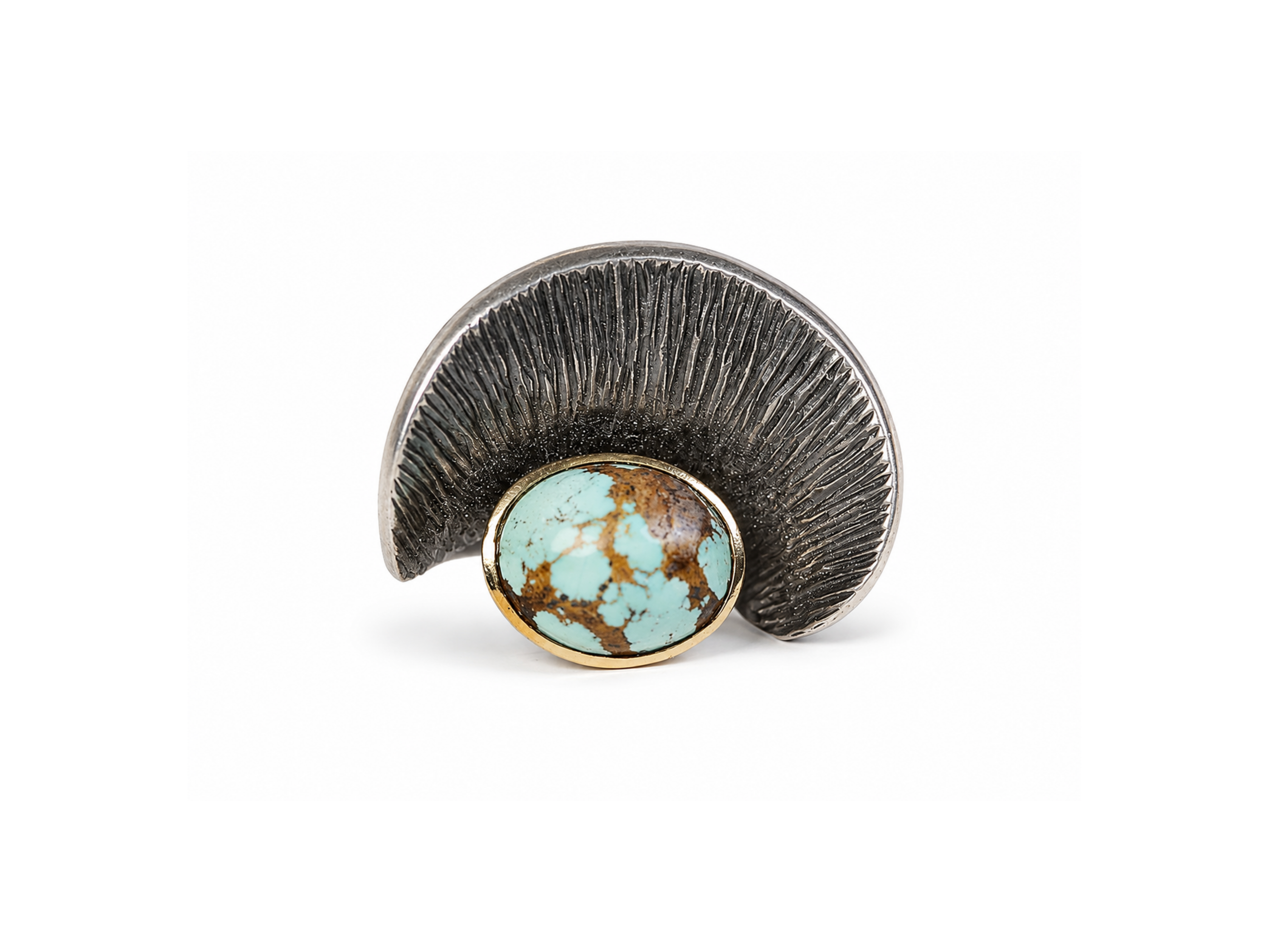 round cabochon ring, blue turquoise ring, robin egg blue turquoise, sky blue turquoise, turquoise with