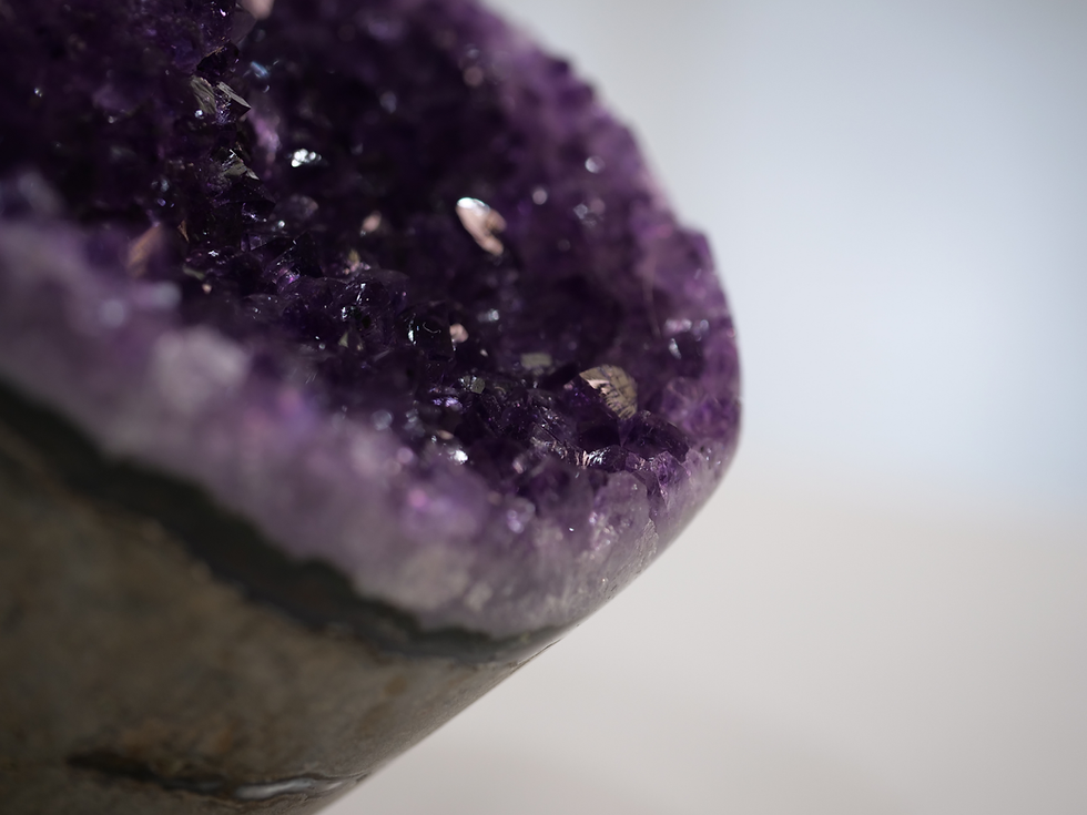 Thumbnail: centerpiece, polished geode, unique home accents, crystal energy, natural geode, chakra balancing