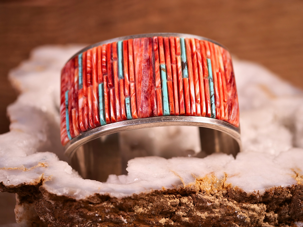 Thumbnail: turquoise gemstone bracelet coral turquoise rustic bracelet silver cuff with coral turquoise coral turquoise western style je