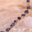 Thumbnail: blue violet gemstone bracelet, violet blue stone, lavender blue stone, pleochroic gemstone, color shift gem, sterling silve