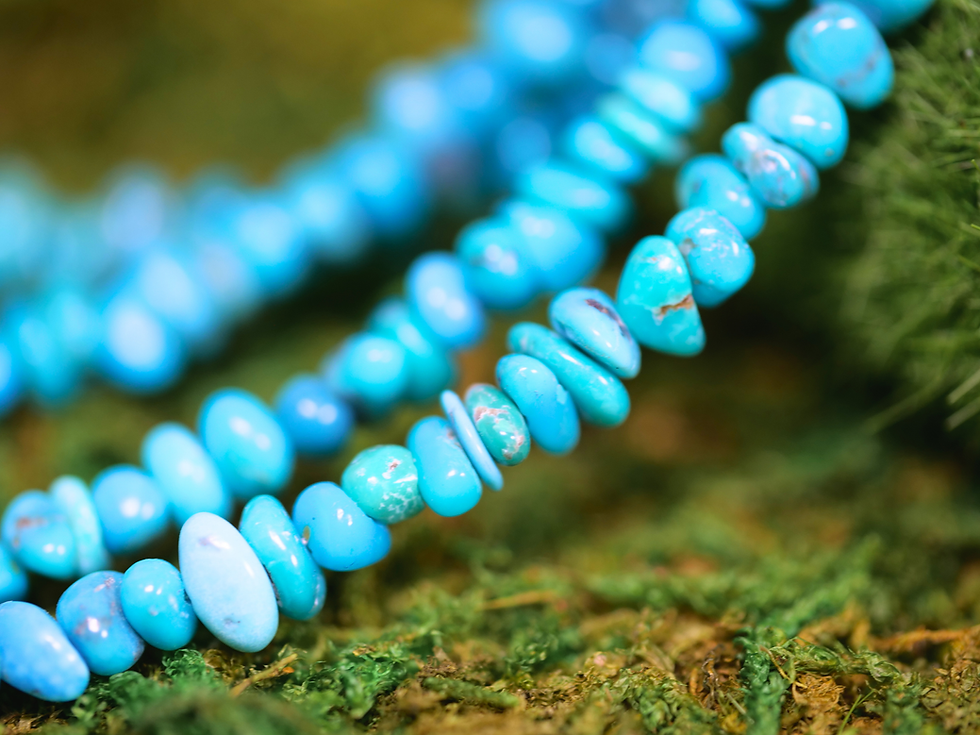 Thumbnail: vibrant turquoise earrings, blue turquoise, native american style, turquoise jewelry style, turquoise stone, boho