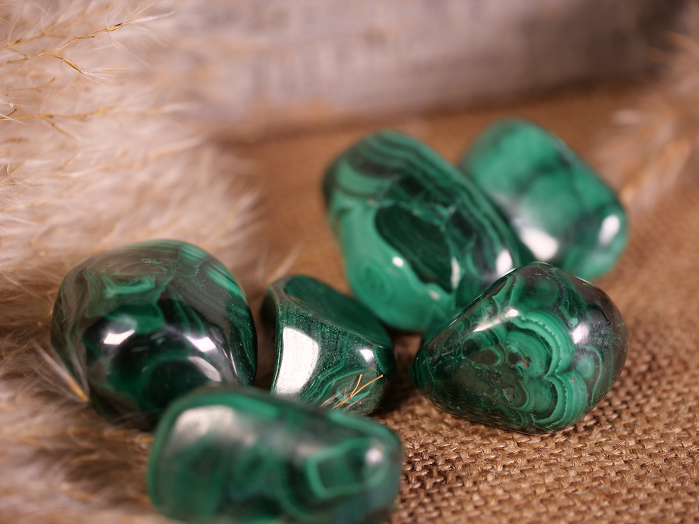 Thumbnail: protective stone, powerful malachite vibes, malachite stone benefits.
