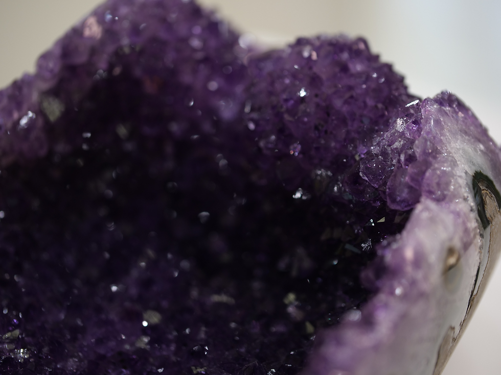 Thumbnail: crystal energy, gemstone decor, feng shui, natural mineral, metaphysical crystals, crystal healing, energy work, purple gemst