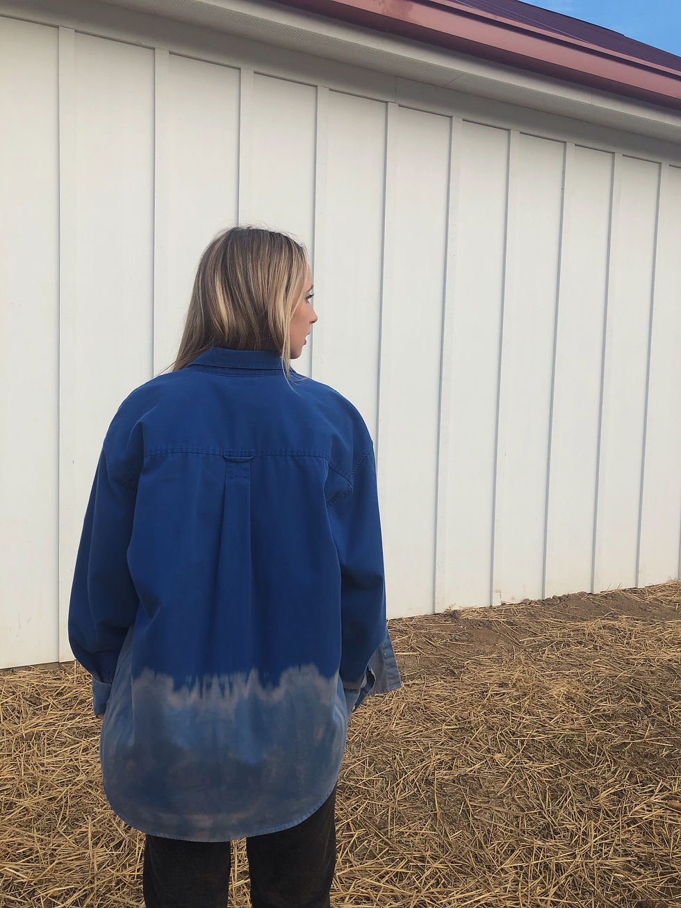 Thumbnail: 90s Royal Blue Button Down Fade