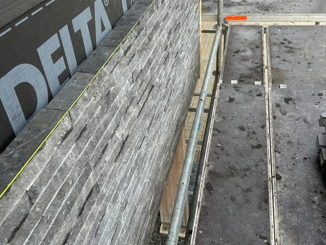 Gevelmetselwerk en steenstrips Hasselt