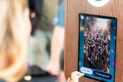 AI photobooth HOGent | Meerskat brand activations