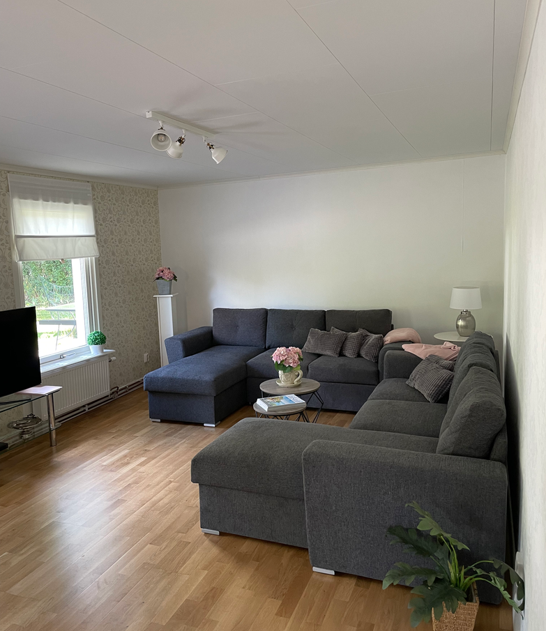 Wohnzimmer Esszimmer Villa-Rosenfors Ferienhaus in Smaland