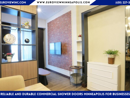 Reliable and Durable Commercial Shower Doors Minneapolis for Businesses
