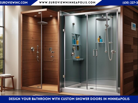 Design Your Bathroom with Custom Shower Doors in Minneapolis