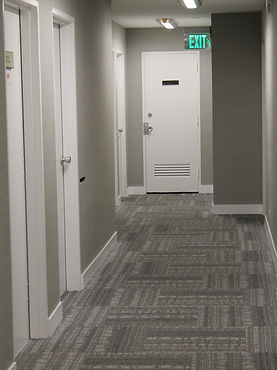 renovated corridor interior design for commercial mdeical building