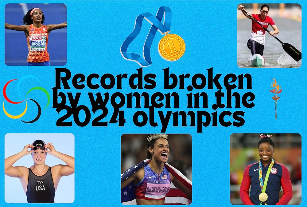 5 Female Olympians that broke records in 2024