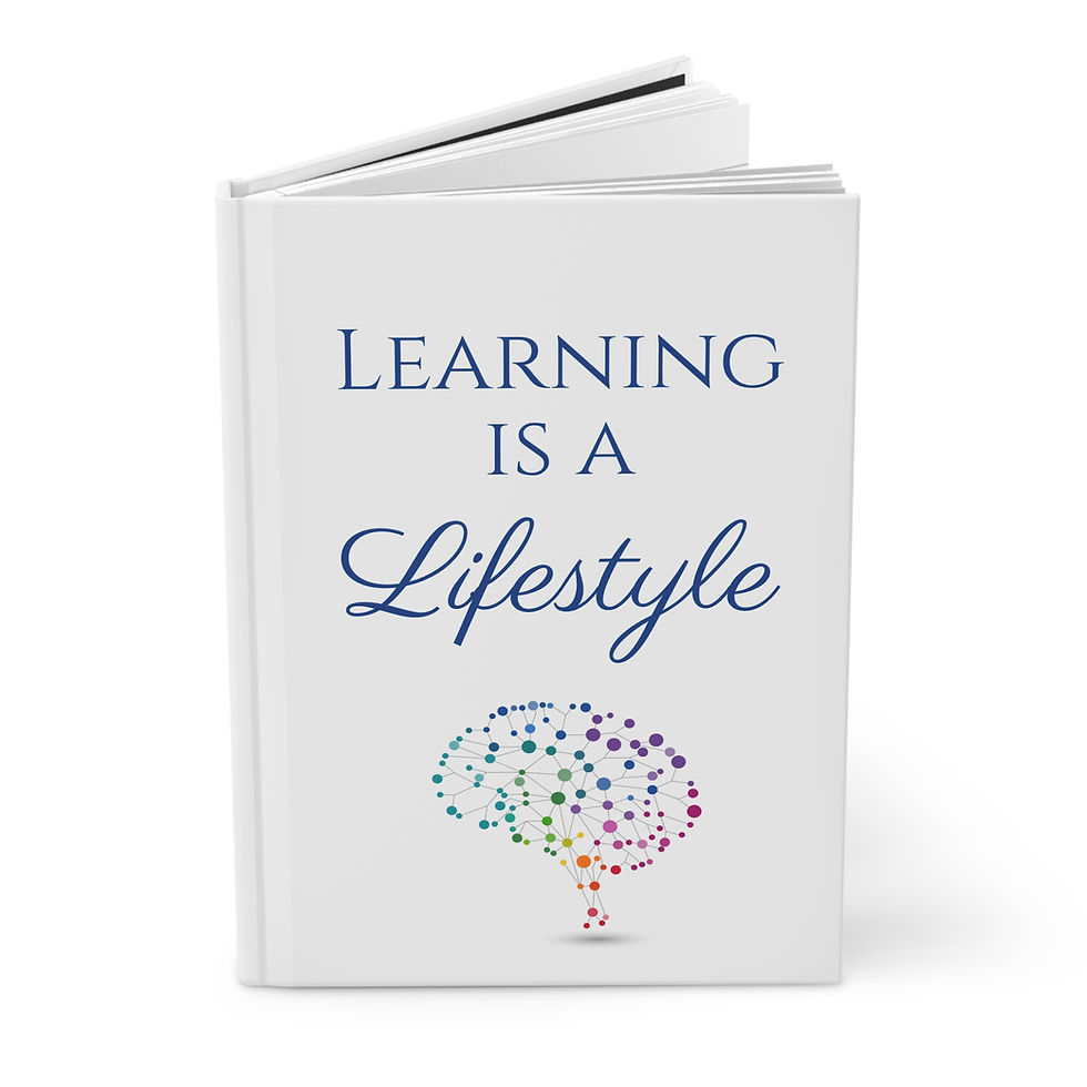 Thumbnail: Hardcover "Learning is a Lifestyle" Journal Matte